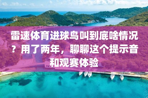 雷速体育进球鸟叫到底啥情况？用了两年，聊聊这个提示音和观赛体验